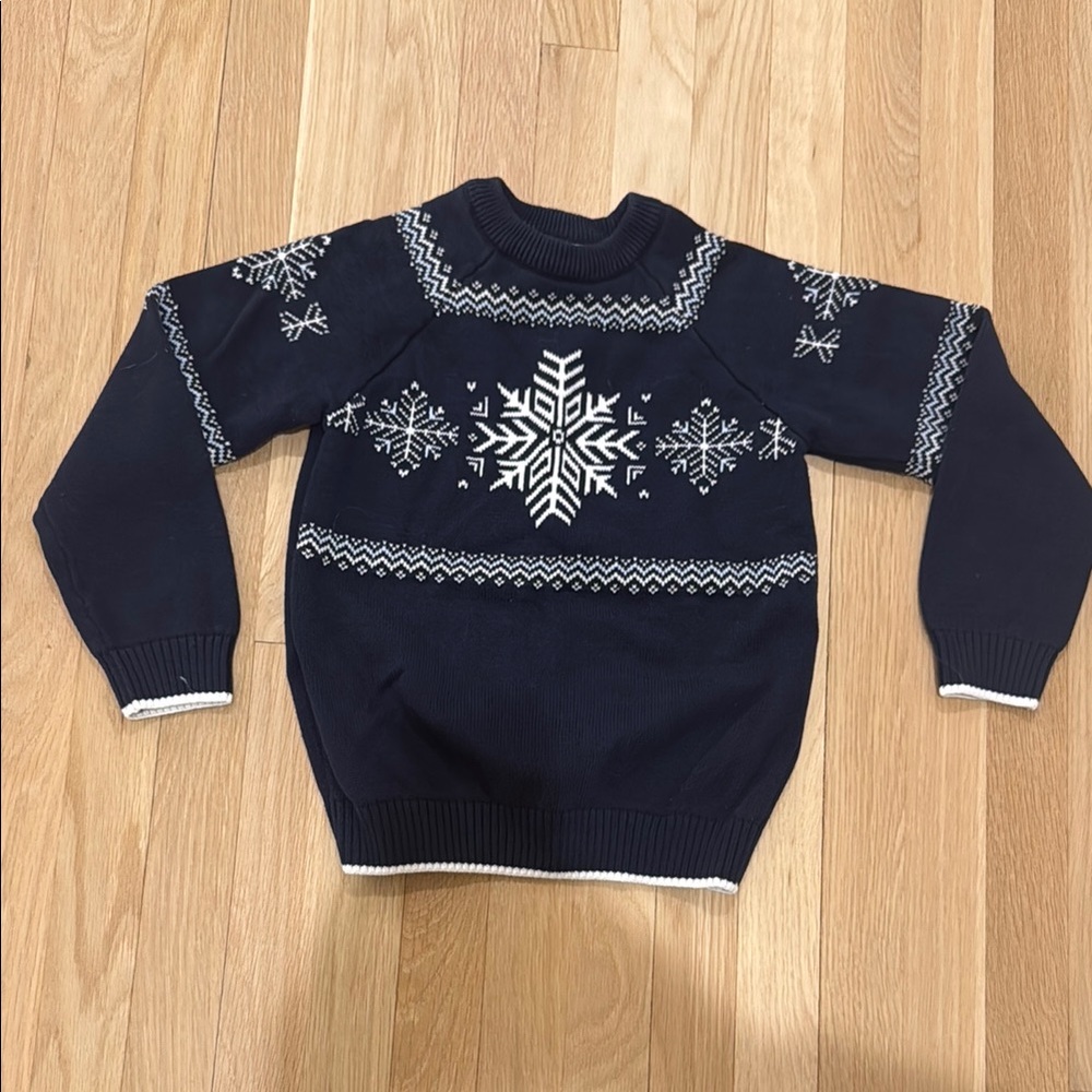 Gymboree Navy Blue Snowflake Sweater